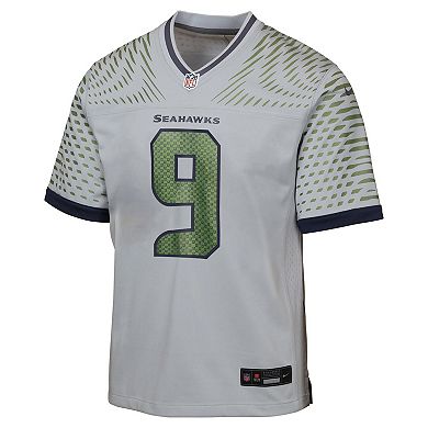 Youth Nike Kenneth Walker III Wolf Gray Seattle Seahawks 2025 Rivalries Collection Game Jersey