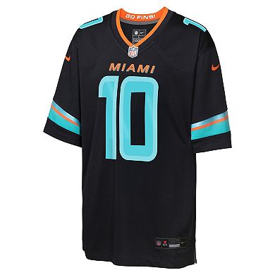 Youth Nike Tyreek Hill Pitch Blue Miami Dolphins 2025 Rivalries Collection Game Jersey