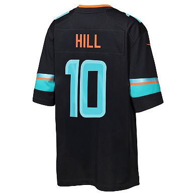 Youth Nike Tyreek Hill Pitch Blue Miami Dolphins 2025 Rivalries Collection Game Jersey