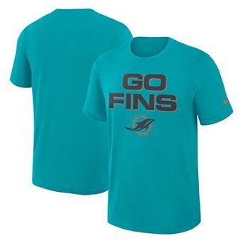 Men's Nike Turbo Green Miami Dolphins 2025 Rivalries Collection Slub Dri-FIT T-Shirt