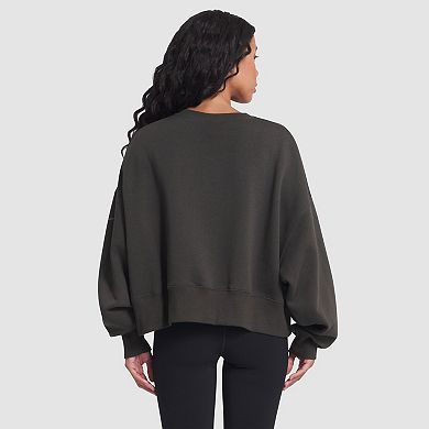 Women's Nike Gotham Green New York Jets 2025 Rivalries Collection Oversized Phoenix Fleece Sweatshirt