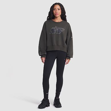 Women's Nike Gotham Green New York Jets 2025 Rivalries Collection Oversized Phoenix Fleece Sweatshirt