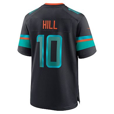 Men's Nike Tyreek Hill Pitch Blue Miami Dolphins 2025 Rivalries Collection Game Jersey