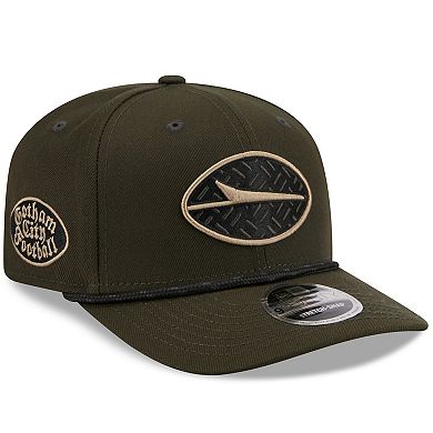 Men's New Era Gotham Green New York Jets 2025 Rivalries Collection Sideline 9SEVENTY Adjustable Hat