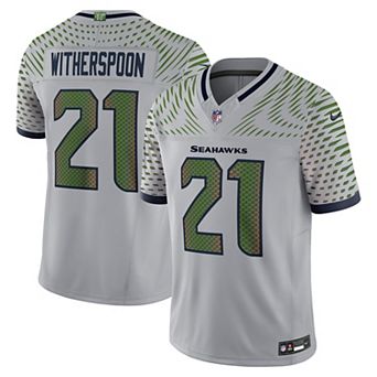 Men's Nike Devon Witherspoon Wolf Gray Seattle Seahawks 2025 Rivalries Collection Limited Jersey