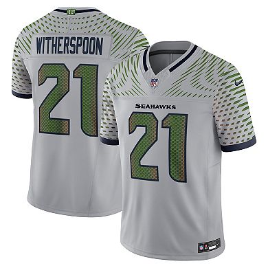 Men's Nike Devon Witherspoon Wolf Gray Seattle Seahawks 2025 Rivalries Collection Limited Jersey