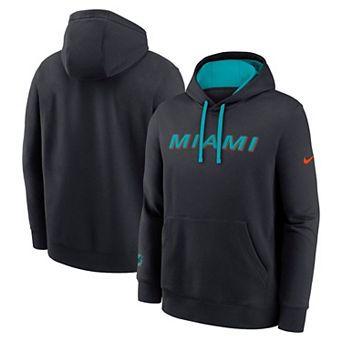 Men's Nike Pitch Blue Miami Dolphins 2025 Rivalries Collection Club Hoodie