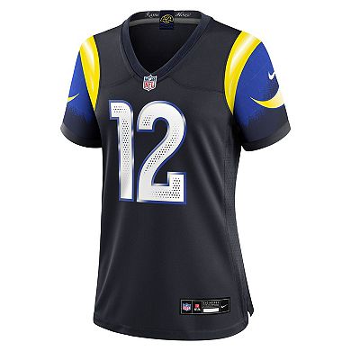 Women's Nike Puka Nacua Midnight Blue Los Angeles Rams 2025 Rivalries Collection Game Jersey