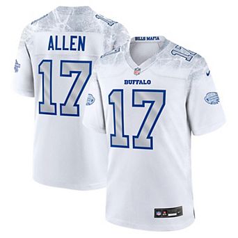 Men's Nike Josh Allen White Buffalo Bills 2025 Rivalries Collection Game Jersey