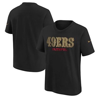 Youth Nike Black San Francisco 49ers 2025 Rivalries Collection T-Shirt