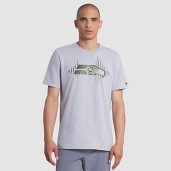 Men's Nike Wolf Gray Seattle Seahawks 2025 Rivalries Collection Essential T-Shirt