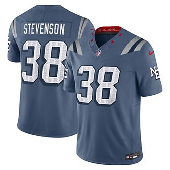 Men's Nike Rhamondre Stevenson Storm Blue New England Patriots 2025 Rivalries Collection Limited Jersey