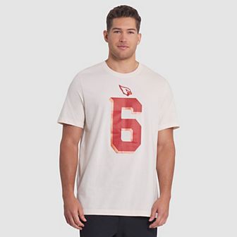 Men's Nike James Conner Natural Arizona Cardinals 2025 Rivalries Collection Player Name & Number T-Shirt