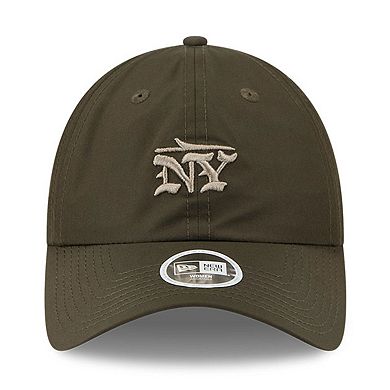 Women's New Era Gotham Green New York Jets 2025 Rivalries Collection Pony Tail Adjustable Hat