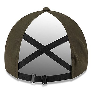 Women's New Era Gotham Green New York Jets 2025 Rivalries Collection Pony Tail Adjustable Hat