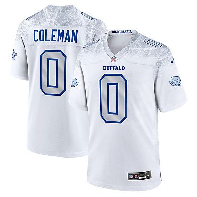 Men's Nike Keon Coleman White Buffalo Bills 2025 Rivalries Collection Game Jersey