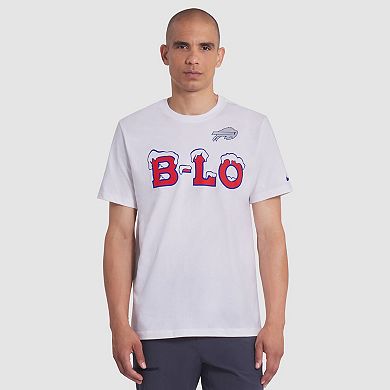 Men's Nike White Buffalo Bills 2025 Rivalries Collection Essential T-Shirt