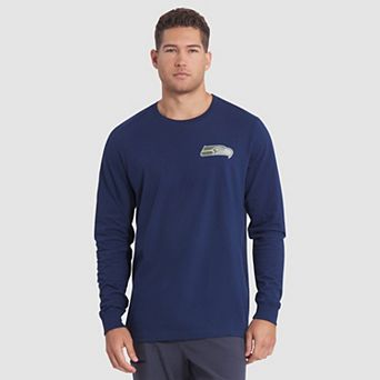 Men's Nike College Navy Seattle Seahawks 2025 Rivalries Collection Essential Long Sleeve T-Shirt