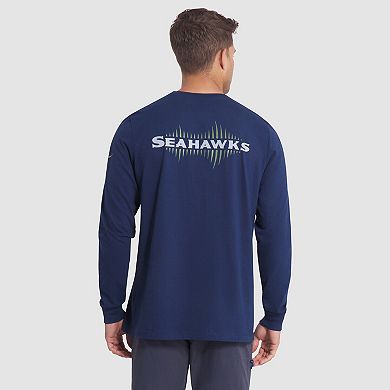 Men's Nike College Navy Seattle Seahawks 2025 Rivalries Collection Essential Long Sleeve T-Shirt
