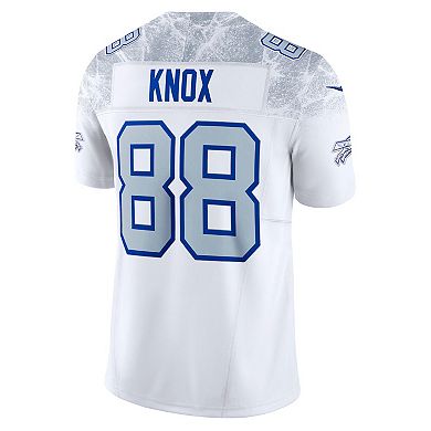 Men's Nike Dawson Knox White Buffalo Bills 2025 Rivalries Collection Limited Jersey