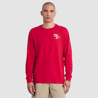 Men's Nike Scarlet San Francisco 49ers 2025 Rivalries Collection Essential Long Sleeve T-Shirt