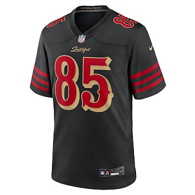Men's Nike George Kittle Black San Francisco 49ers 2025 Rivalries Collection Game Jersey