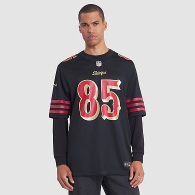 Men's Nike George Kittle Black San Francisco 49ers 2025 Rivalries Collection Game Jersey