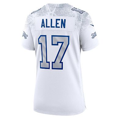 Women's Nike Josh Allen White Buffalo Bills 2025 Rivalries Collection Game Jersey