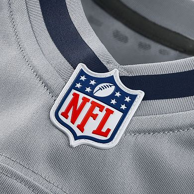 Men's Nike Jaxon Smith-Njigba Wolf Gray Seattle Seahawks 2025 Rivalries Collection Game Jersey