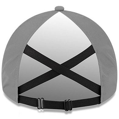 Women's New Era Wolf Gray Seattle Seahawks 2025 Rivalries Collection Pony Tail Adjustable Hat