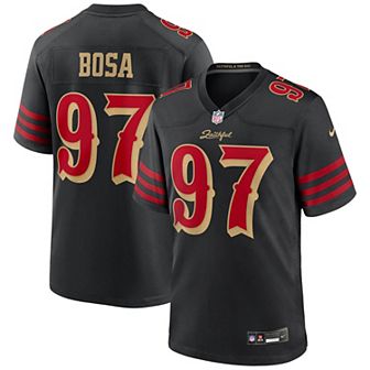 Men's Nike Nick Bosa Black San Francisco 49ers 2025 Rivalries Collection Game Jersey