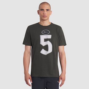 Men's Nike Garrett Wilson Gotham Green New York Jets 2025 Rivalries Collection Player Name & Number T-Shirt
