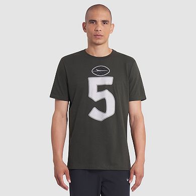 Men's Nike Garrett Wilson Gotham Green New York Jets 2025 Rivalries Collection Player Name & Number T-Shirt