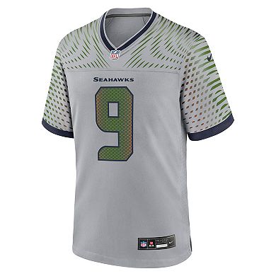 Men's Nike Kenneth Walker III Wolf Gray Seattle Seahawks 2025 Rivalries Collection Game Jersey