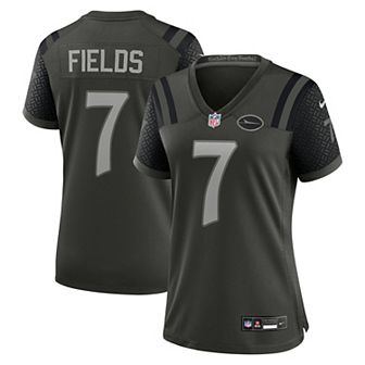 Women's Nike Justin Fields��Gotham Green New York Jets 2025 Rivalries Collection Game Jersey
