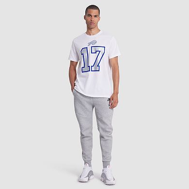 Men's Nike Josh Allen White Buffalo Bills 2025 Rivalries Collection Player Name & Number T-Shirt
