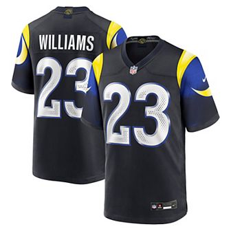 Men's Nike Kyren Williams Midnight Blue Los Angeles Rams 2025 Rivalries Collection Game Jersey