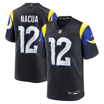 Men's Nike Puka Nacua Midnight Blue Los Angeles Rams 2025 Rivalries Collection Game Jersey