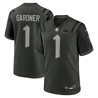 Men's Nike Ahmad Sauce Gardner Gotham Green New York Jets 2025 Rivalries Collection Game Jersey
