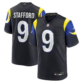 Men's Nike Matthew Stafford Dark Blue Los Angeles Rams Rivalries Collection Game Jersey