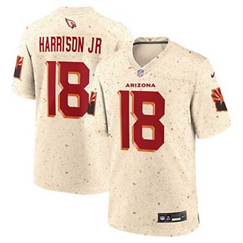 Men's Nike Marvin Harrison Jr. Natural Arizona Cardinals 2025 Rivalries Collection Game Jersey