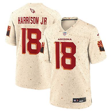 Men's Nike Marvin Harrison Jr. Natural Arizona Cardinals 2025 Rivalries Collection Game Jersey