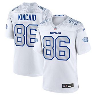 Men's Nike Dalton Kincaid White Buffalo Bills 2025 Rivalries Collection Game Jersey