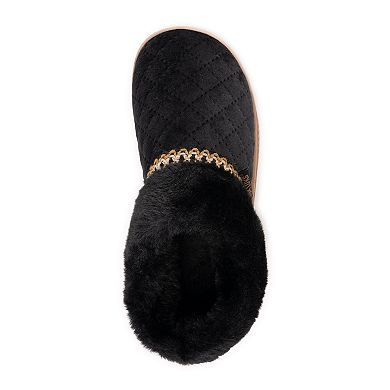 MUK LUKS Charlee Women's Velvet Clog Slippers With Quilted Design