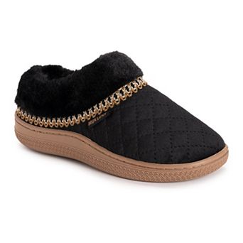 MUK LUKS Charlee Women's Velvet Clog Slippers With Quilted Design