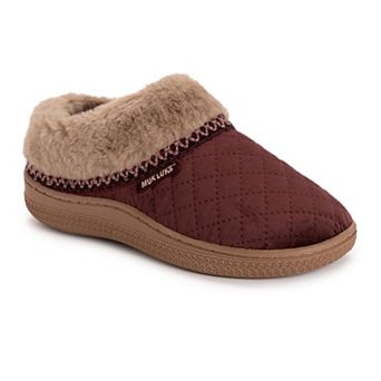MUK LUKS Charlee Women's Velvet Clog Slippers With Quilted Design
