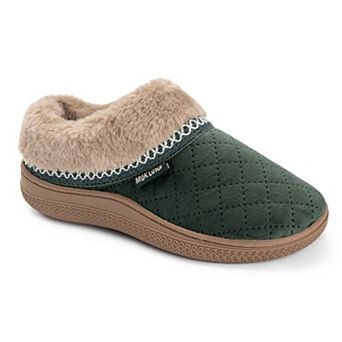 MUK LUKS Charlee Women's Velvet Clog Slippers With Quilted Design