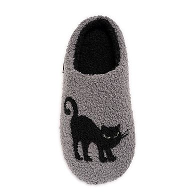 MUK LUKS Women's Halloween Punch Needle Slip-On Slippers