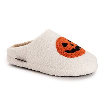 MUK LUKS Women's Halloween Punch Needle Slip-On Slippers
