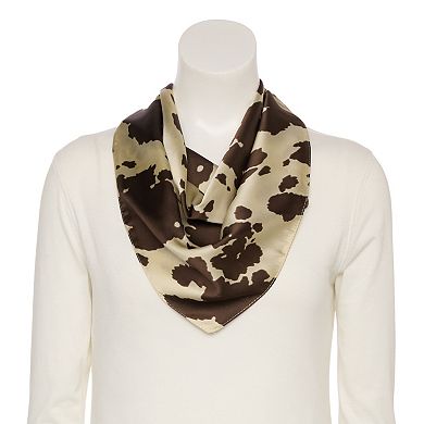 Women's LaValentina 2-Pack Cow & Paisley Print Scarf Set
